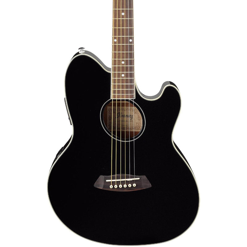 Ibanez Talman TCY10E Acoustic-Electric Guitar, Black