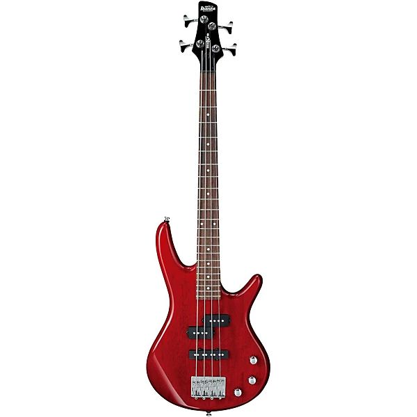 Ibanez miKro GSRM20 Short Scale Electric Bass, Transparent Red