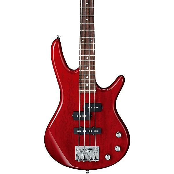 Ibanez miKro GSRM20 Short Scale Electric Bass, Transparent Red
