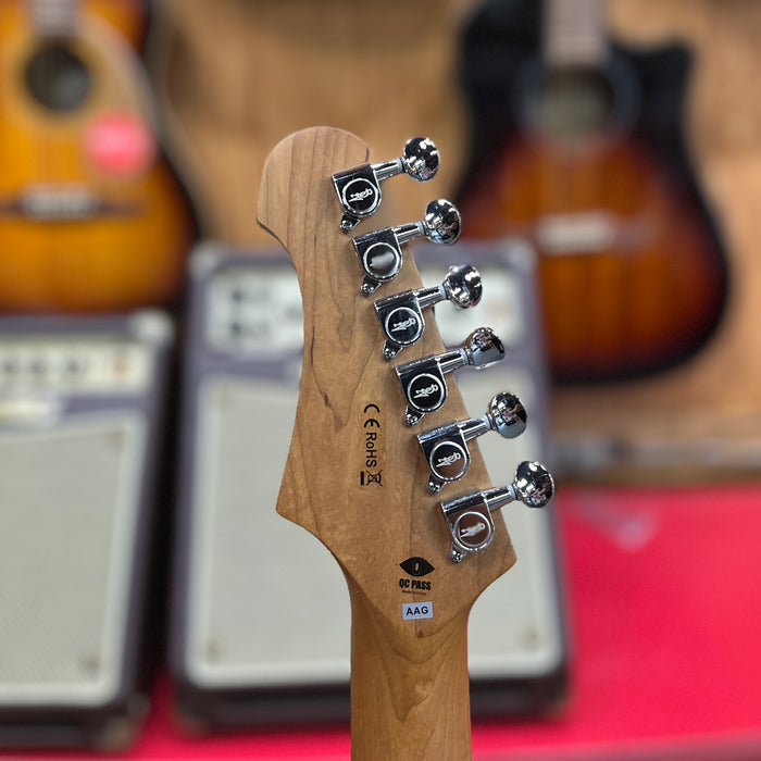 JET Guitars JS-300 RDH Limited Edition Electric Guitar, Hot Red