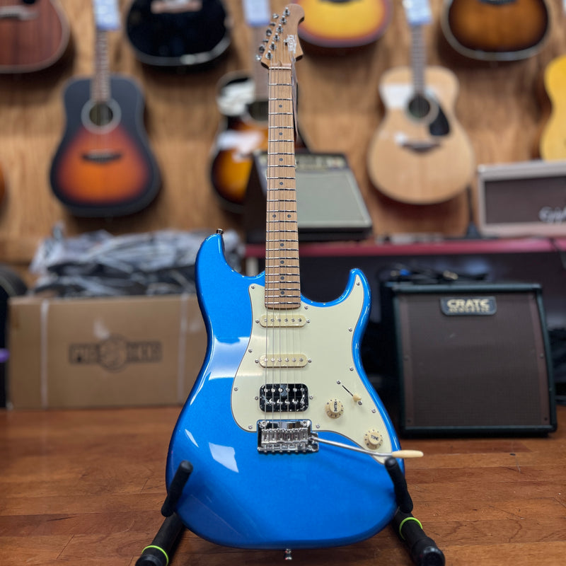 JET Guitars JS-400 LPB Solidbody Electric Guitar, Placid Blue
