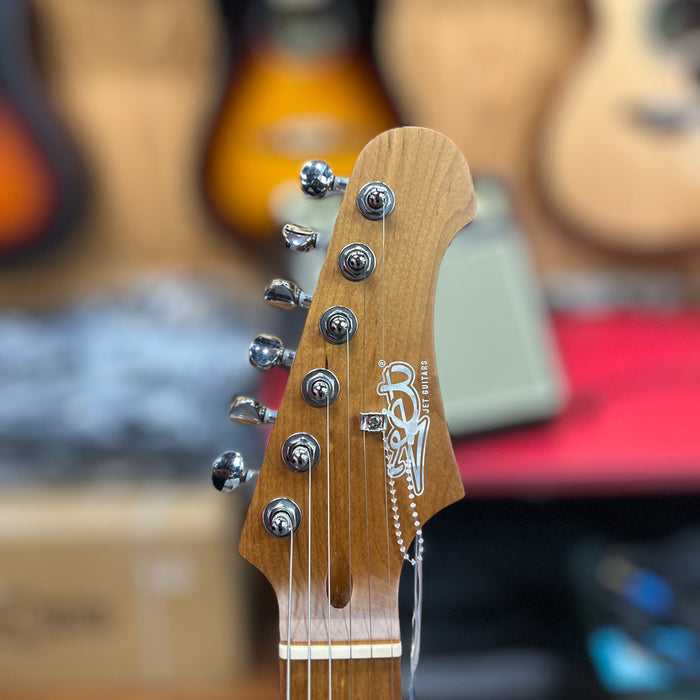 JET Guitars JS-400 LPB Solidbody Electric Guitar, Placid Blue