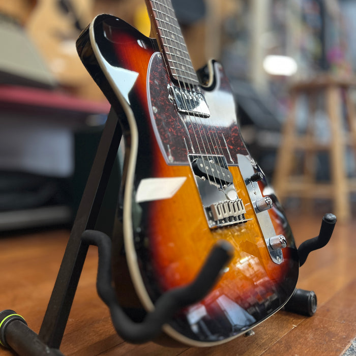 JET Guitars JT-350 SB R Solidbody Tele-style Electric Guitar, Sunburst