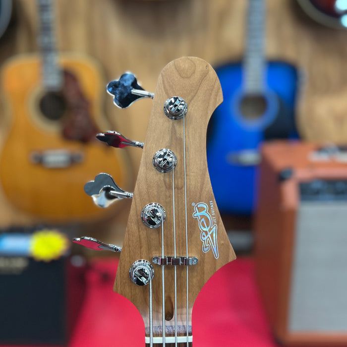 JET JJB-300 GD R 4-string Electric Bass, Roasted Maple Neck, Gold Sparkle