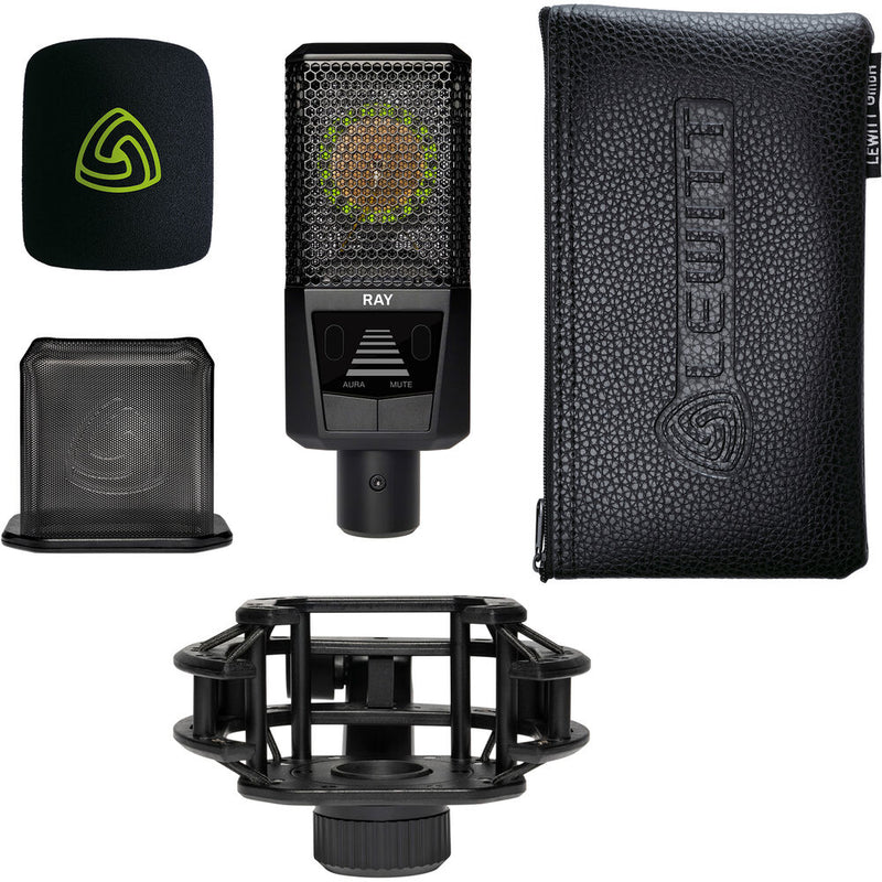Lewitt RAY Large-Diaphragm Condenser Microphone with Distance Sensing Mute AURA Technology