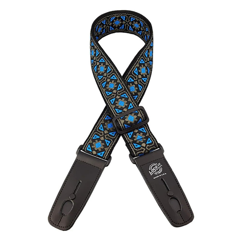 Lock-It Straps LIS 067 Retro Vintage Series 36''-60'' Guitar Strap Minstrel