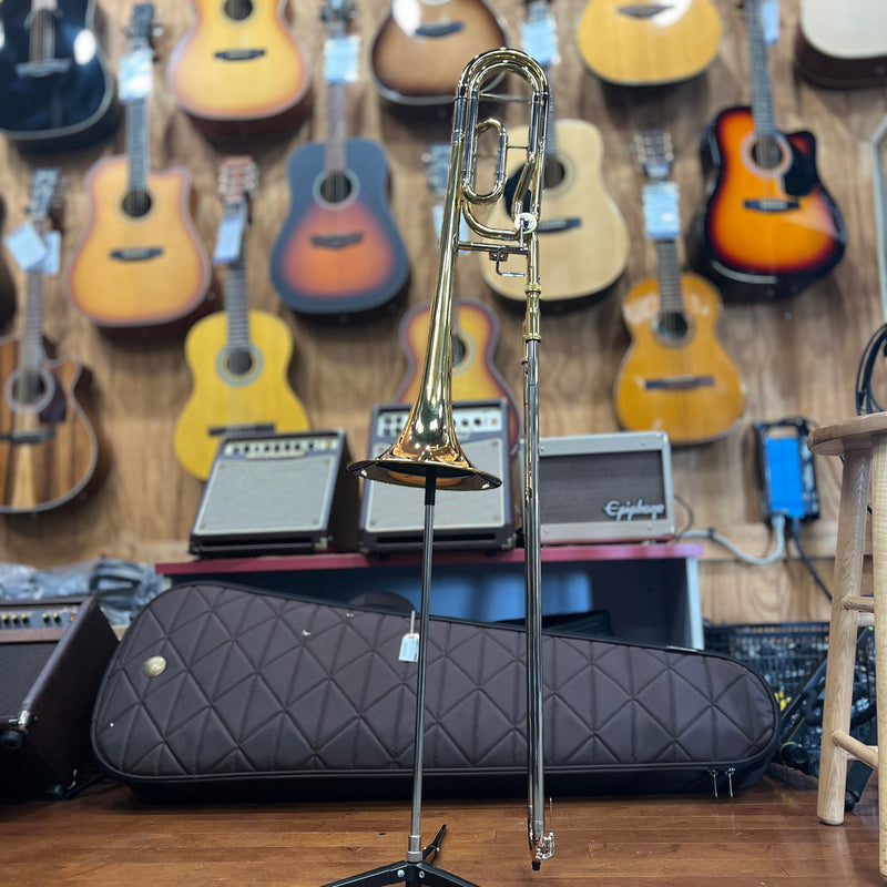 MINT USED Jupiter JTB1150FQ Performance Series F-Attachment Trombone Lacquer Yellow Brass