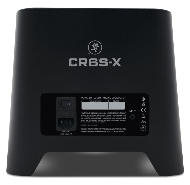 Mackie CR6S-X Powered Floor-Standing Subwoofer