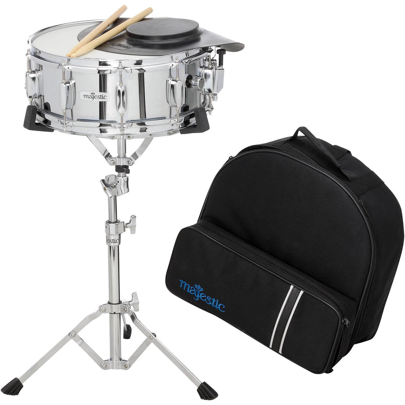 Majestic Deluxe Snare Drum Kit With Backpack, Practice Pad, and Sticks