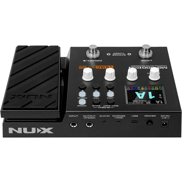 NUX MG-300MKII Multi-Effects and Amp Modeler Pedal, Black