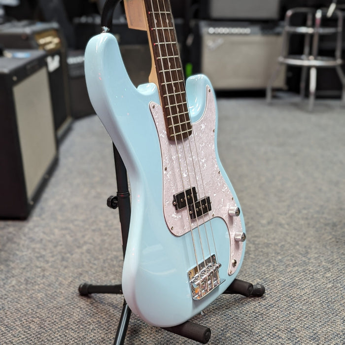 Nashville Guitar Works NGW210DB P-style Electric Bass, Light Blue