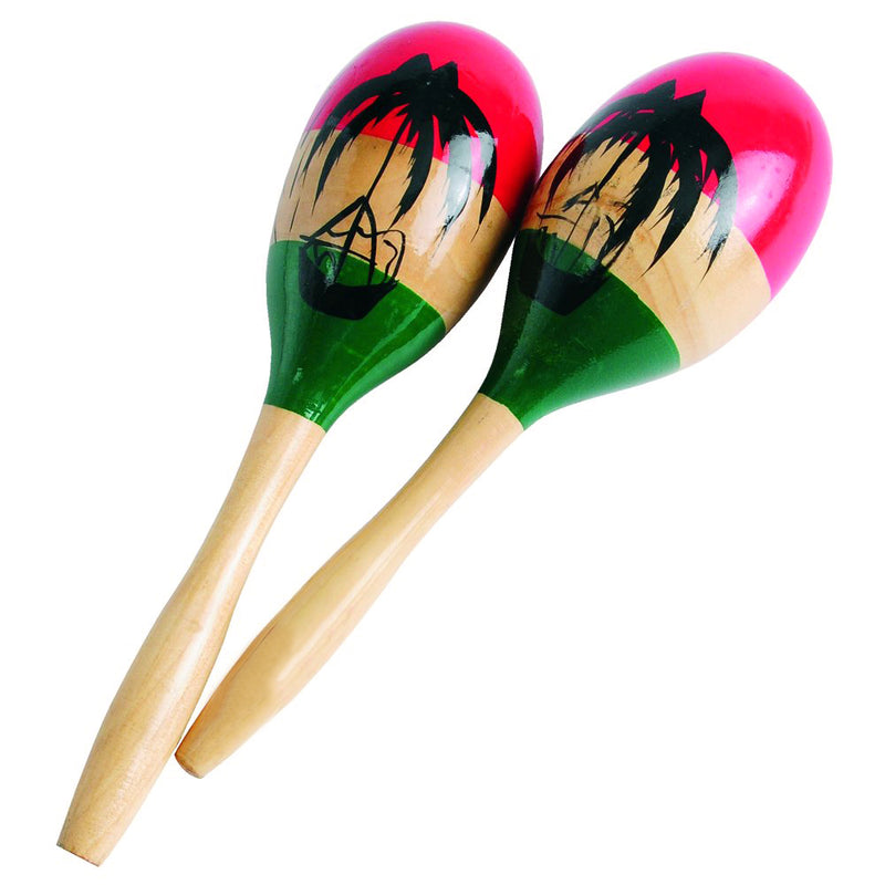 New York Pro Large Wooden Painted Maracas