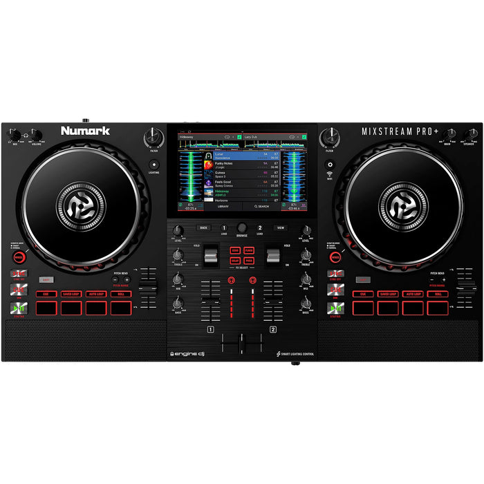 Numark Mixstream Pro + Standalone Streaming DJ Controller Black
