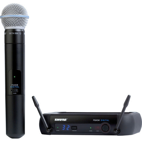 OPEN-BOX Shure PGXD24/BETA58 Digital Wireless Handheld Microphone System with Beta 58A Capsule (900 MHz)