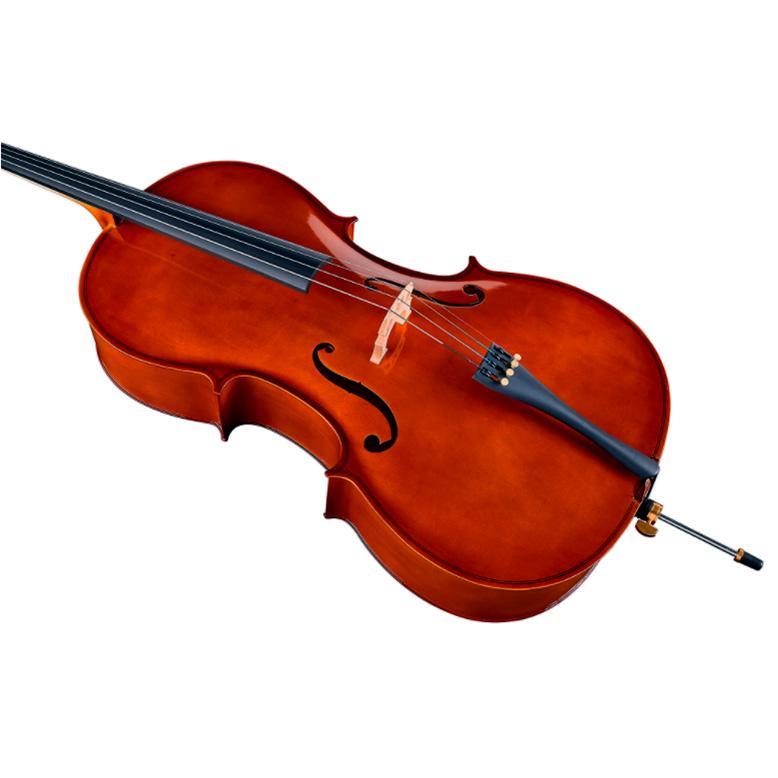 Oxford Concerto Student Cello Outfit w/ Bag and Bow, 1/2