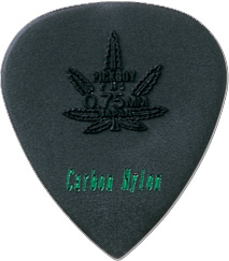 Pickboy Hi-Modulous Reefer Carbon/Nylon Guitar Picks 10 Pack PB33075 .75mm