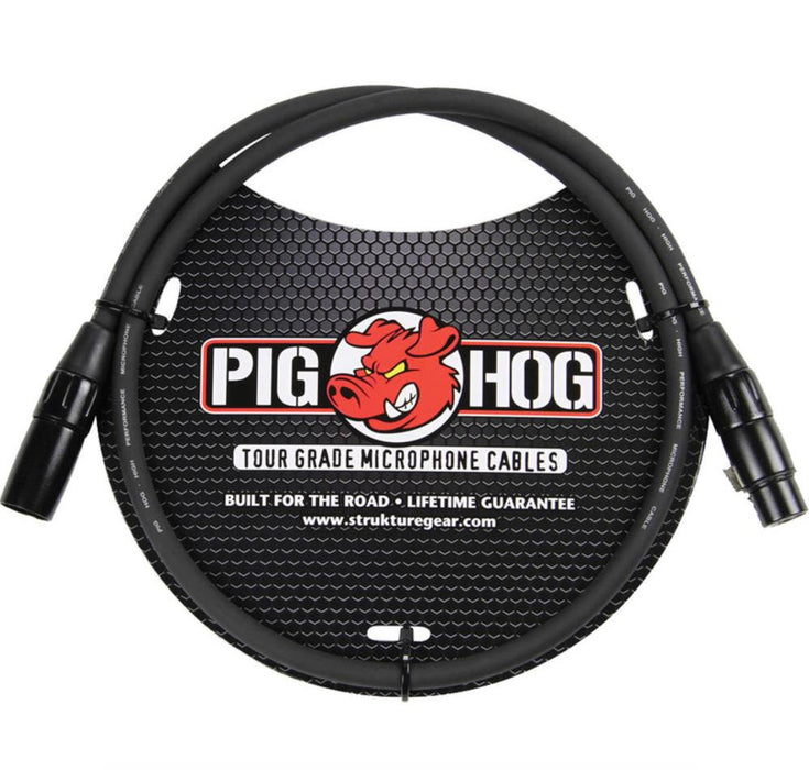 Pig Hog PHM10 8mm XLR Mic Cable, 10ft