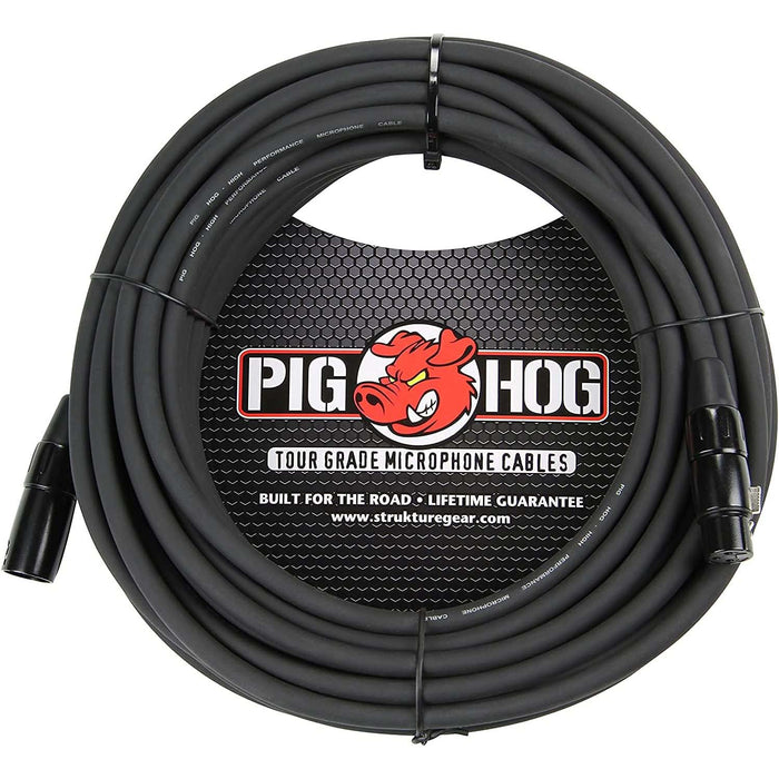 Pig Hog PHM50 8mm XLR Mic Cable, 50ft