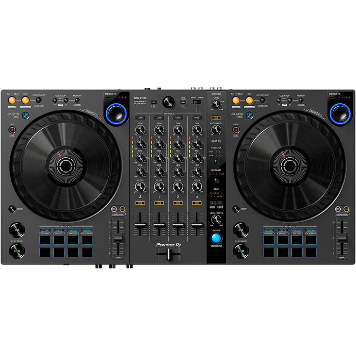 Pioneer DJ DDJ-FLX10 4-Channel DJ Controller for rekordbox and Serato DJ Pro (Black)