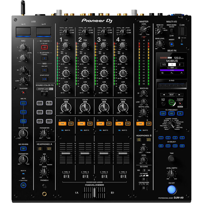 Pioneer DJM-A9  4-channel Professional DJ Mixer, Black