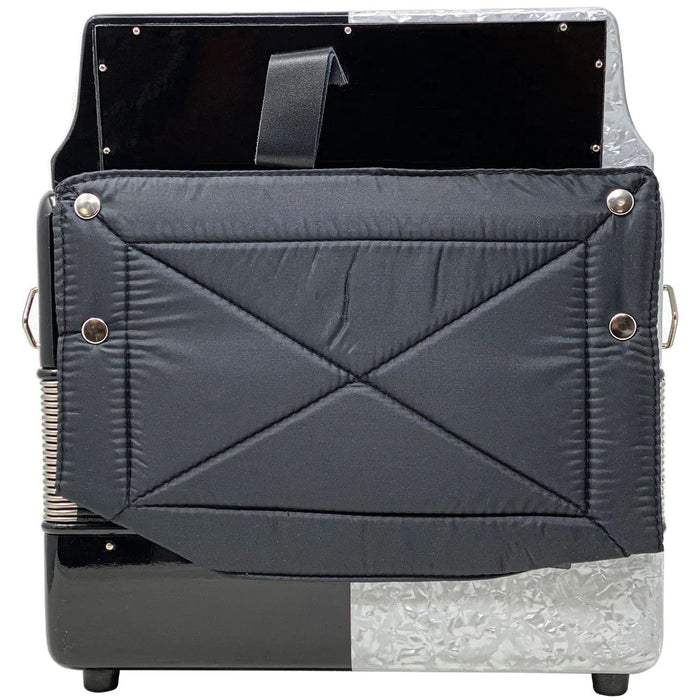 Rossetti 31 Button Accordion 12 Bass GCF, White and Black