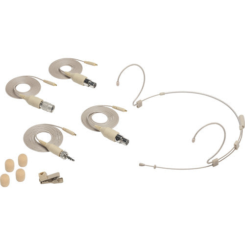 Samson DE10X Dual-ear Headset Microphone, Beige