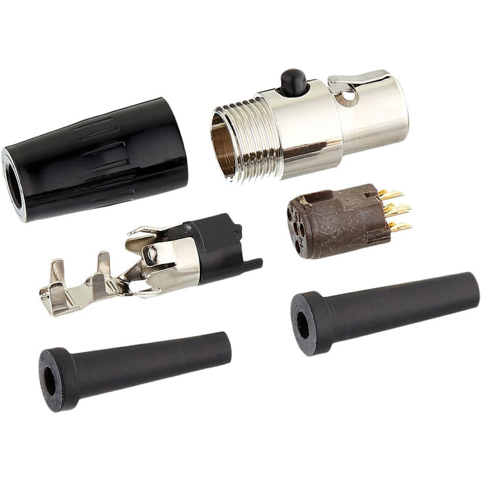 Shure WA330 4-Pin Mini Connector (TA4F) Adapts Small-Diameter Microphone Cable to the Shure Body-Pack Transmitters