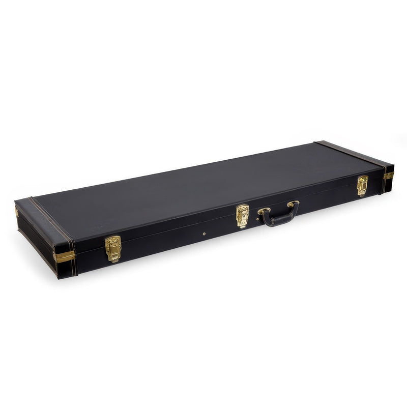 Stadium Wooden Hardshell Electric Bass Case, Black