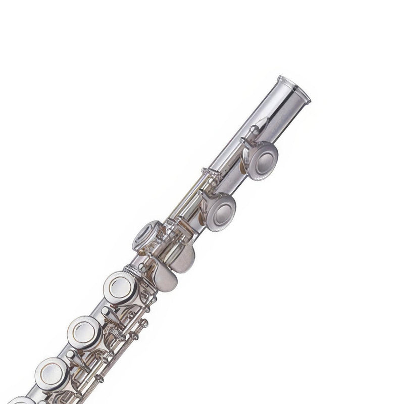 Strauss 6300 Student Flute Outfit, Key of C, Nickel Plated