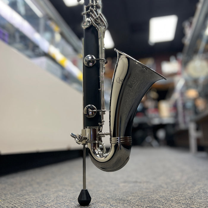 Strauss 6400 Student Bass Clarinet Outfit, Low E, Nickel Keys