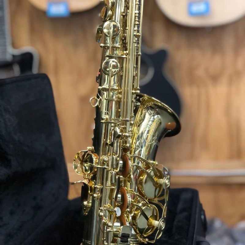 Strauss Super 70 Intermediate Alto Saxophone Outfit, Gold Lacquer