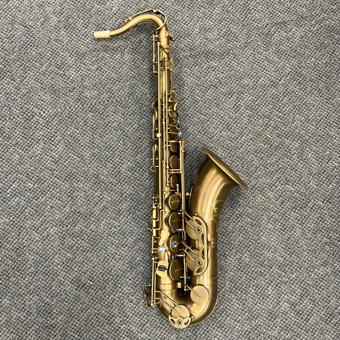 Strauss Super 70 Intermediate Tenor Saxophone Outfit, Vintage Patina Unlacquered