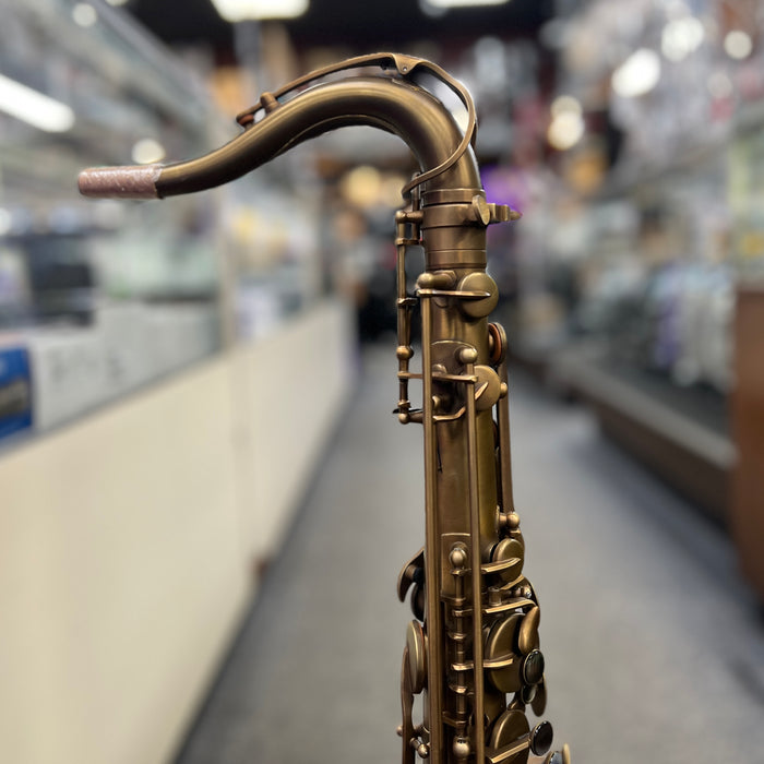 Strauss Super 70 Intermediate Tenor Saxophone Outfit, Vintage Patina Unlacquered