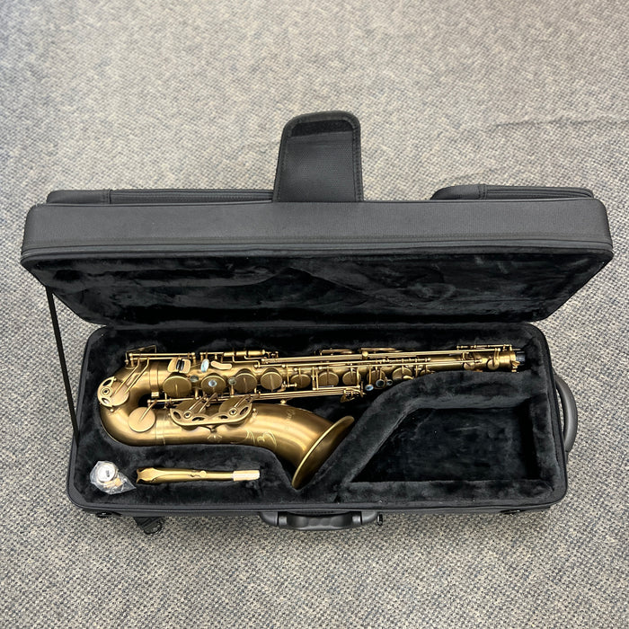 Strauss Super 70 Intermediate Tenor Saxophone Outfit, Vintage Patina Unlacquered