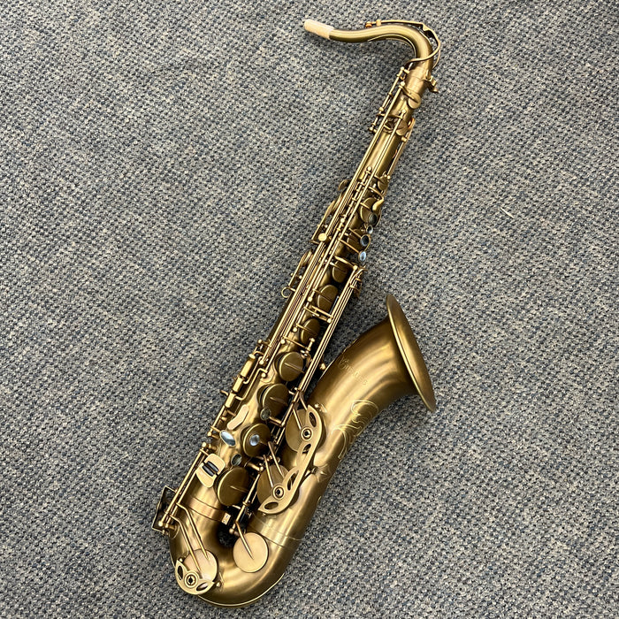 Strauss Super 70 Intermediate Tenor Saxophone Outfit, Vintage Patina Unlacquered