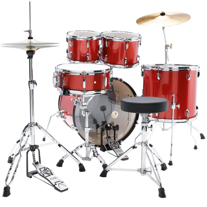 Tama Stagestar 5-piece Complete Drum Set, Candy Red Sparkle
