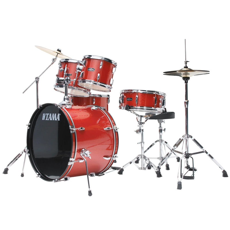 Tama Stagestar 5-piece Complete Drum Set, Candy Red Sparkle