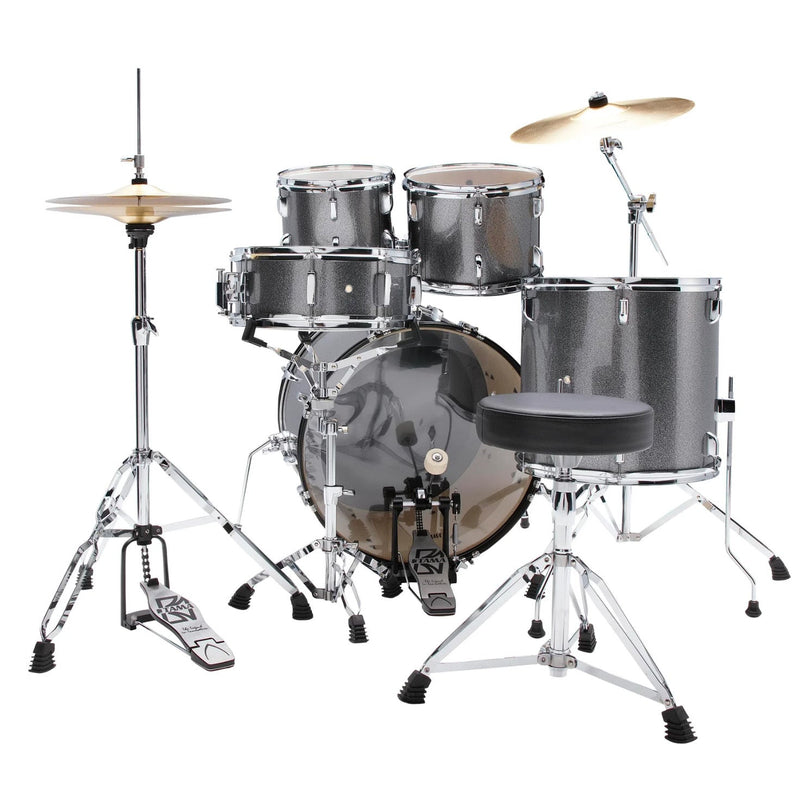 Tama Stagestar 5-piece Complete Drum Set, Cosmic Silver Sparkle