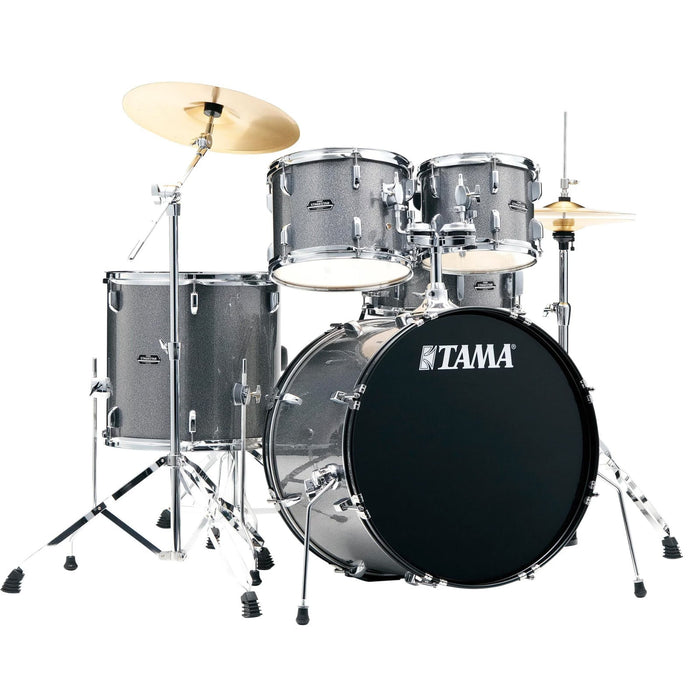 Tama Stagestar 5-piece Complete Drum Set , Cosmic Silver Sparkle