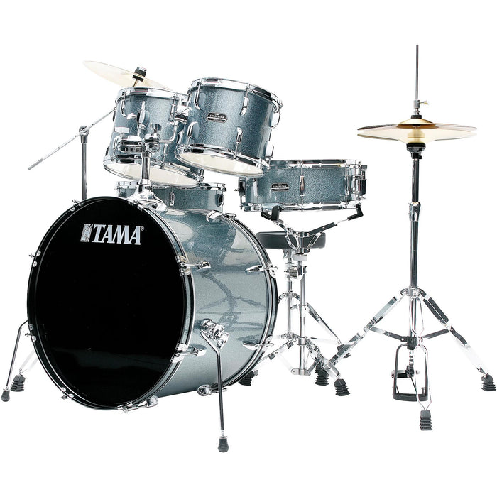 Tama Stagestar 5-piece Complete Drum Set, Sea Blue Mist