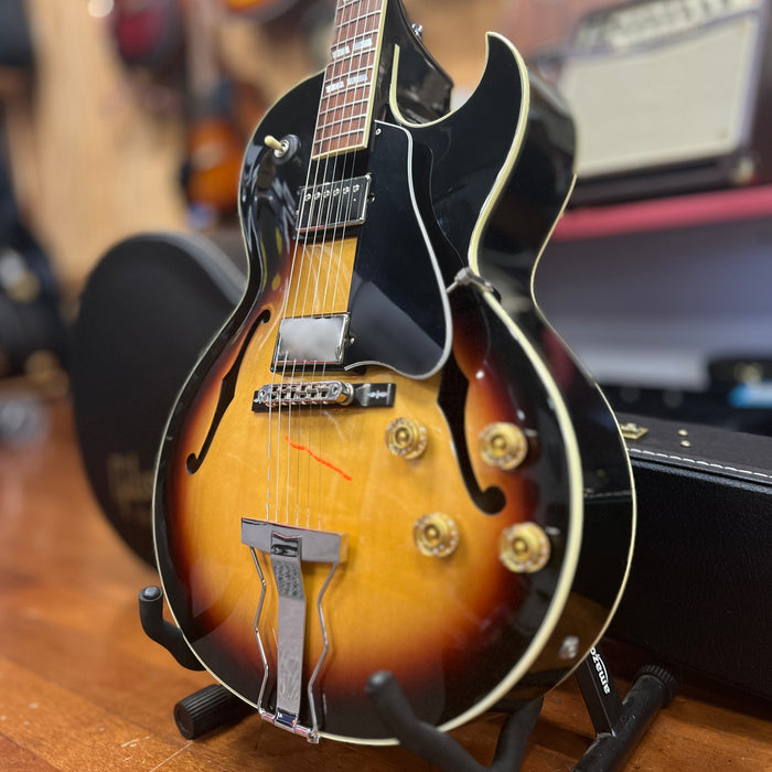 USED 2009 Gibson Custom ES-175 Steve Howe Signature Hollowbody Electric Guitar, Sunburst w/ OHSC