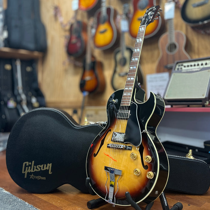 USED 2009 Gibson Custom ES-175 Steve Howe Signature Hollowbody Electric Guitar, Sunburst w/ OHSC