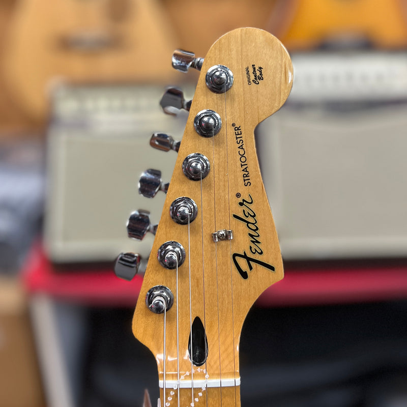 USED 2011 Fender Standard Stratocaster Solid Body Electric Guitar, 3 Tobacco Burst - MIM