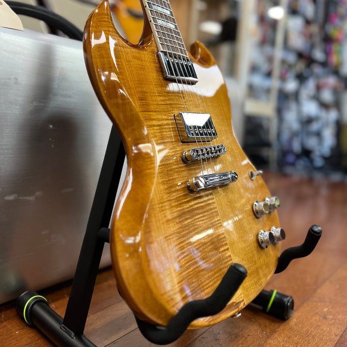 USED 2018 Gibson SG HP Flame Top Electric Guitar, Mojave Fade/ Gibson Case