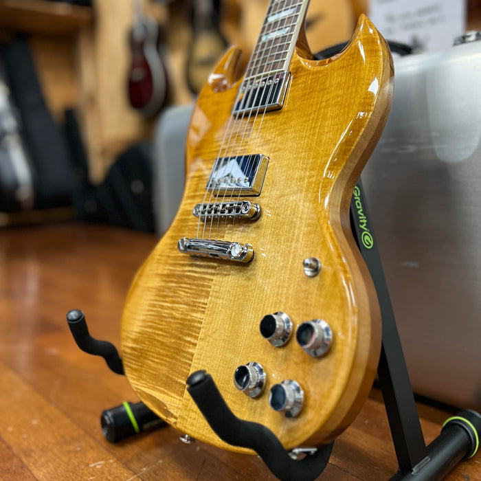 USED 2018 Gibson SG HP Flame Top Electric Guitar, Mojave Fade/ Gibson Case