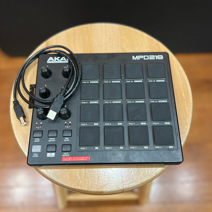 USED AKAI MPD218 Midi Pad Controller