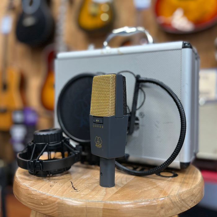 USED AKG C414 XLII Large Diaphragm Multipattern Condenser Microphone
