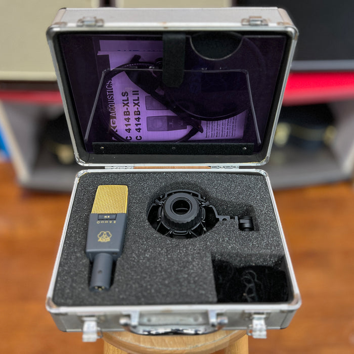 USED AKG C414 XLII Large Diaphragm Multipattern Condenser Microphone