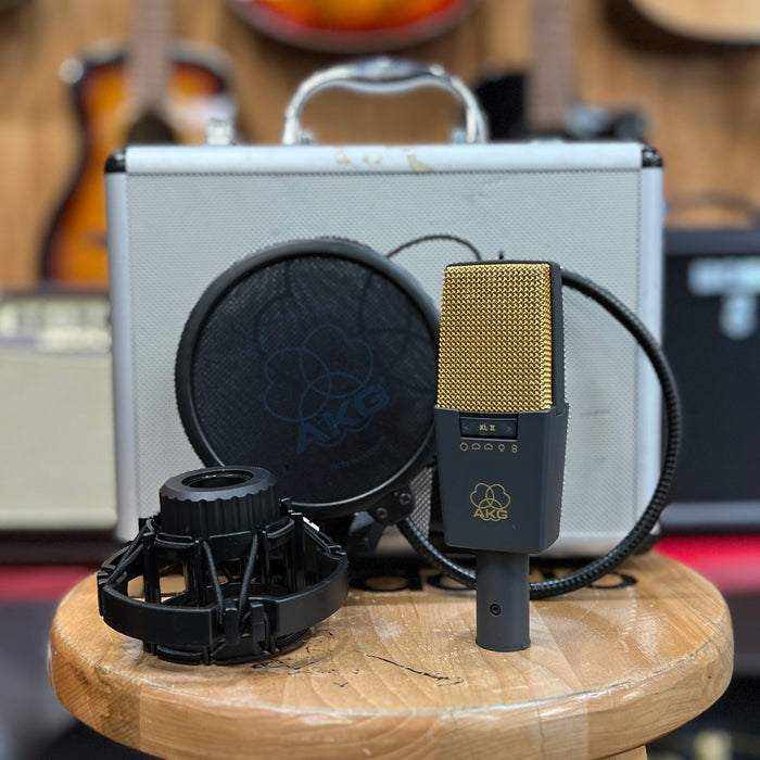 USED AKG C414 XLII Large Diaphragm Multipattern Condenser Microphone
