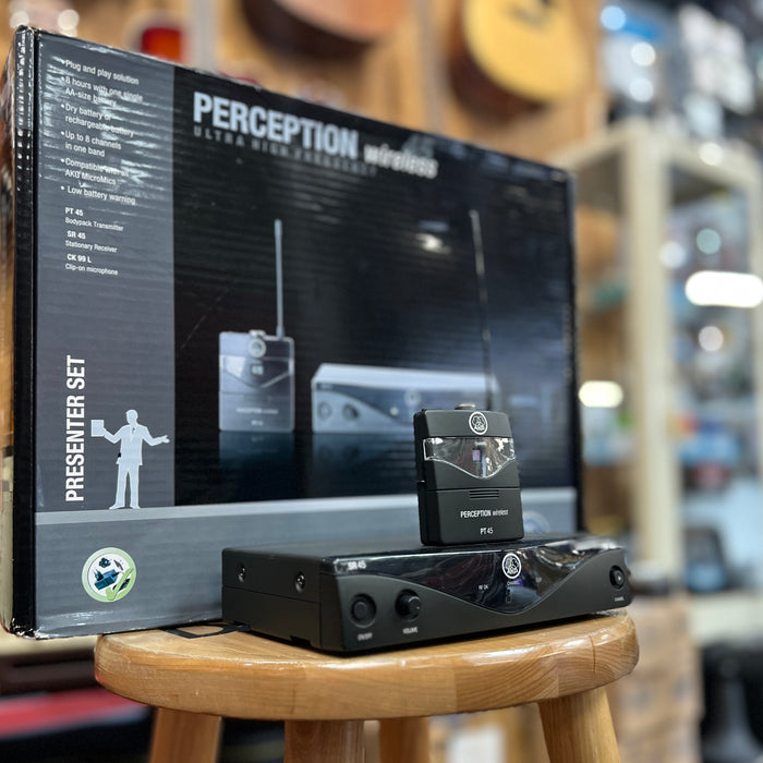 USED AKG Perception 45 Wireless Lapel System w/ AKG Handheld (Band A 530-559 MHz)